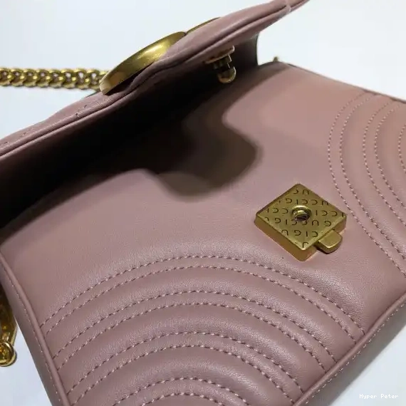 Hyper Peter top GUCCI bag handle mini Marmont GG 0707